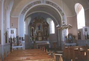 Picture of a church inside